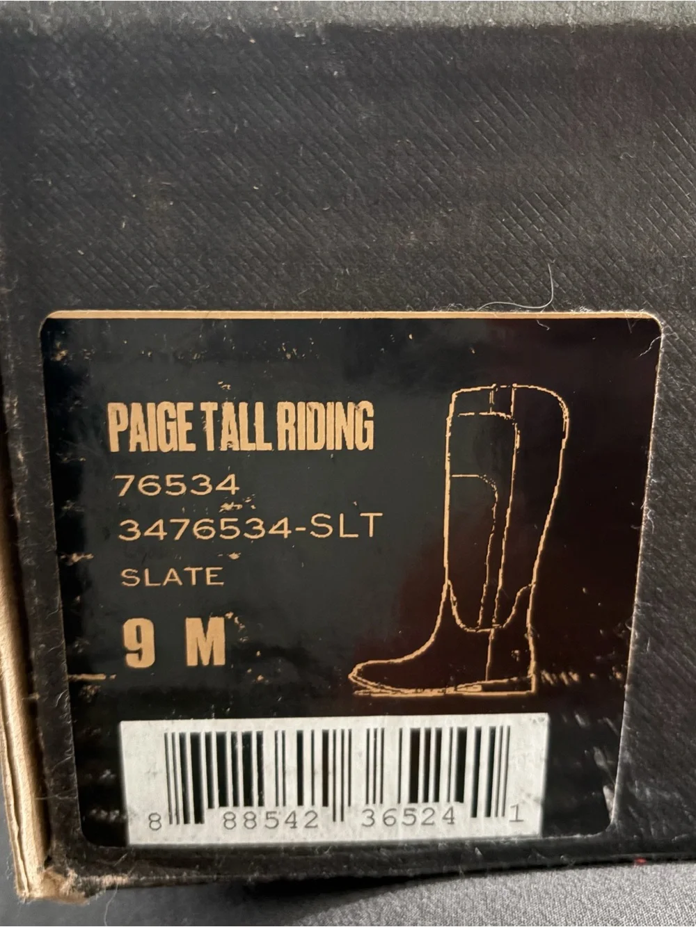 Frye Paige (Slate) Leather Tall Riding Boots (brown)